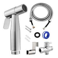 toilet sprayer bidet,bathroom accessories set SUS 304 stainless steel bidet handheld sprayer